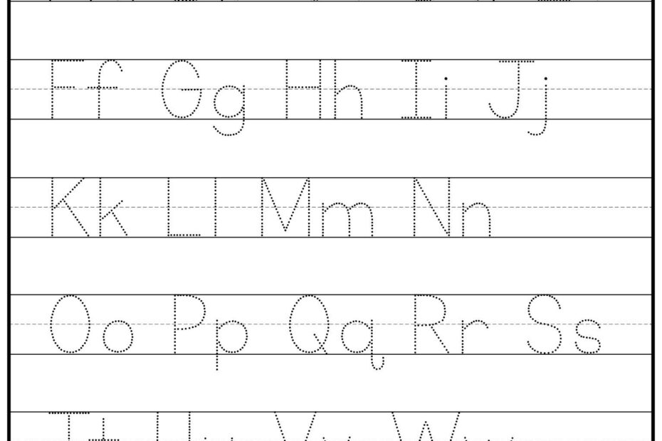 10 Best Free Printable Tracing Letters Artofit