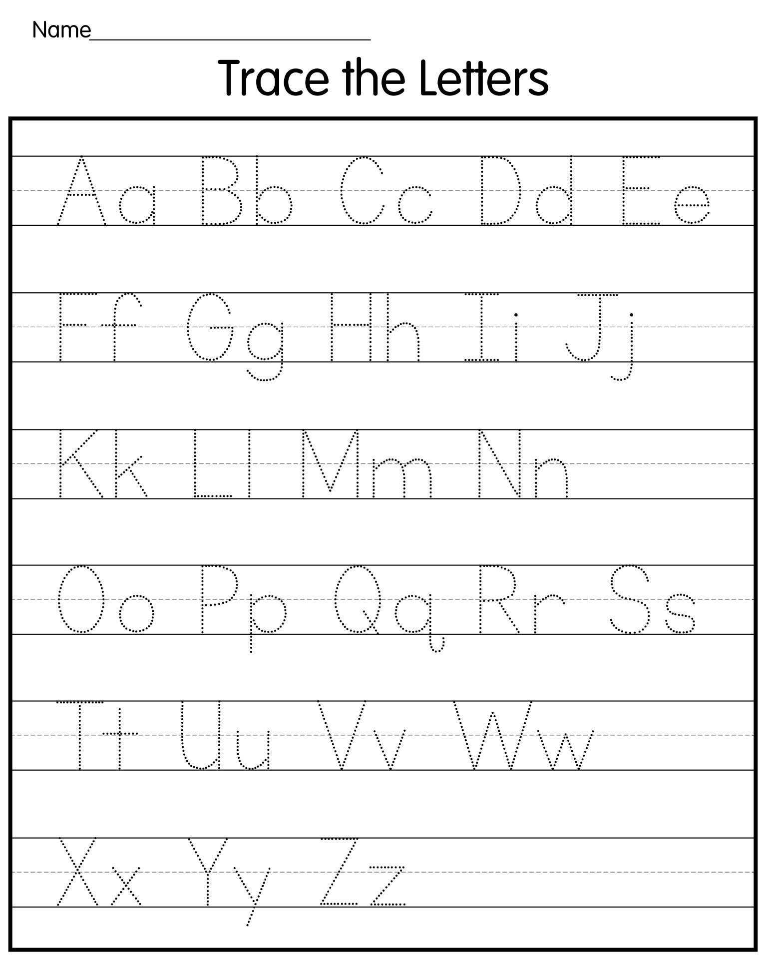 free printable letter tracing paper free printable letter tracing paper