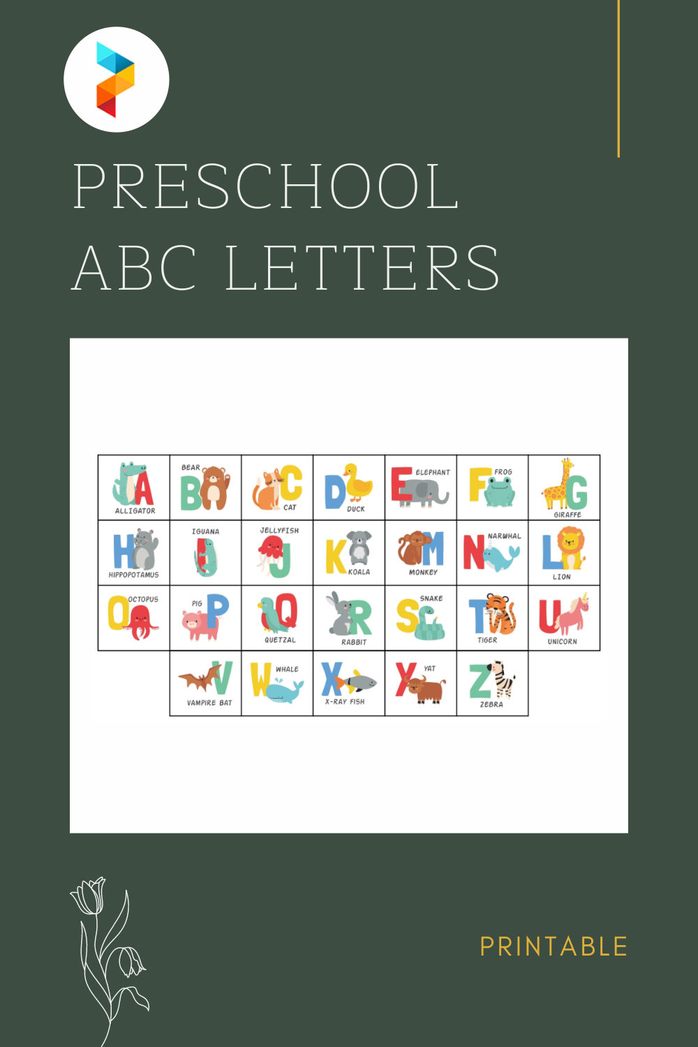 10 Best Preschool ABC Letters Printable PDF For Free At Printablee 10 Best Preschool ABC Letters Printable PDF For Free At Printablee