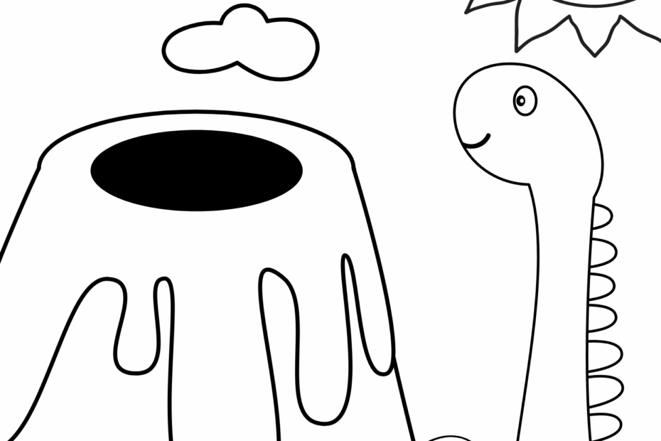 10 Free Printable Cute Dinosaur Coloring Pages Coloring Craze