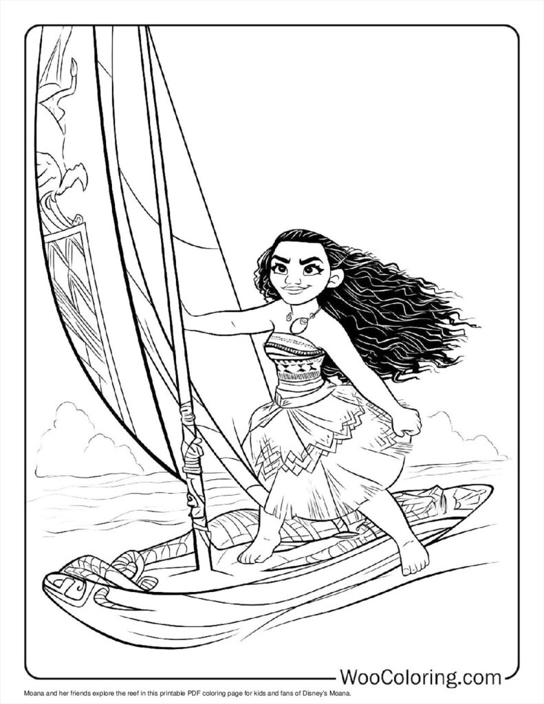 100 Moana Coloring Pages Free PDF To Print Woo Coloring 100 Moana Coloring Pages Free PDF To Print Woo Coloring