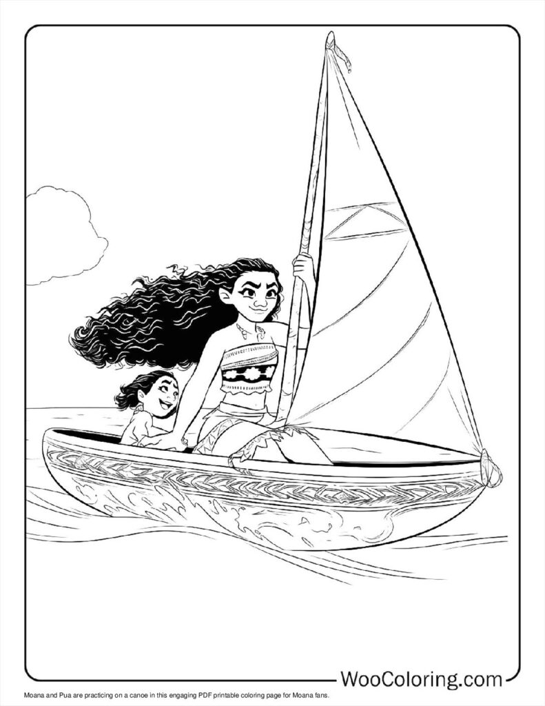 100 Moana Coloring Pages Free PDF To Print Woo Coloring 100 Moana Coloring Pages Free PDF To Print Woo Coloring