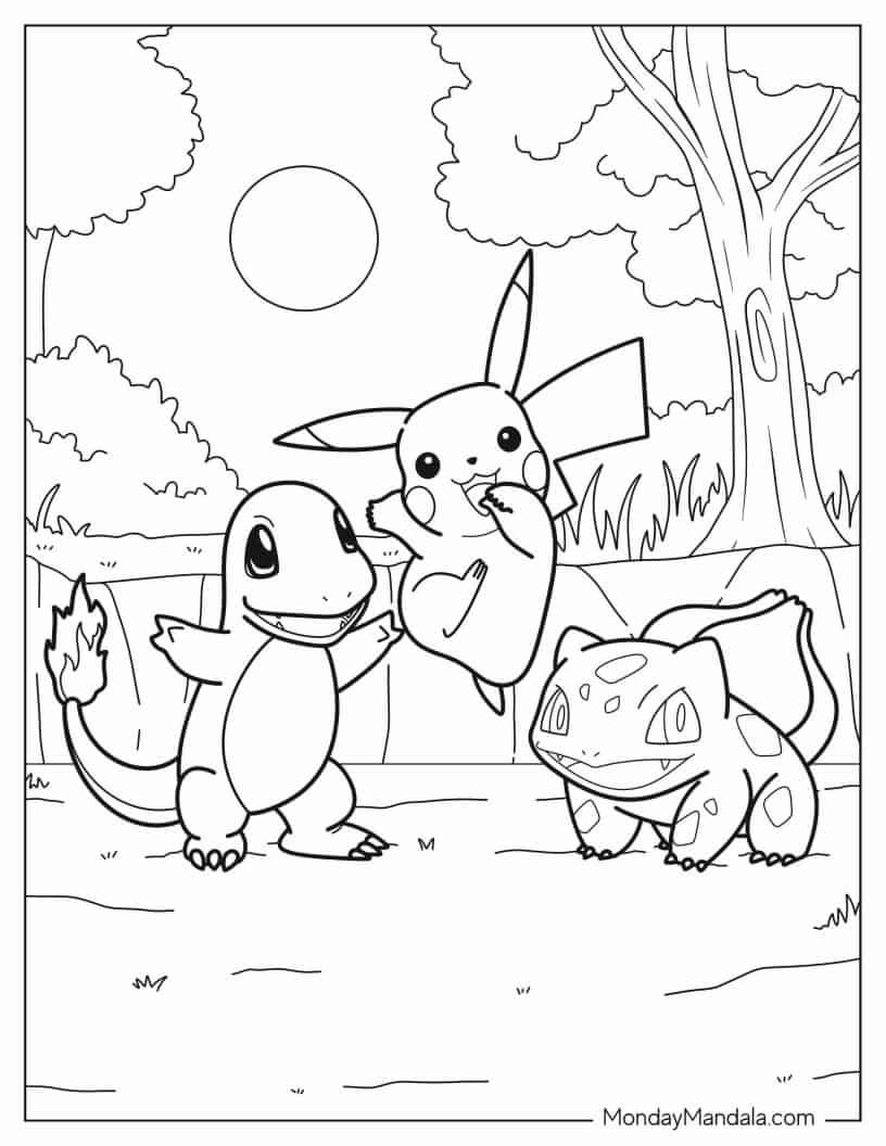 100 Pokemon Coloring Pages Free PDF Printables Pokemon Coloring 100 Pokemon Coloring Pages Free PDF Printables Pokemon Coloring