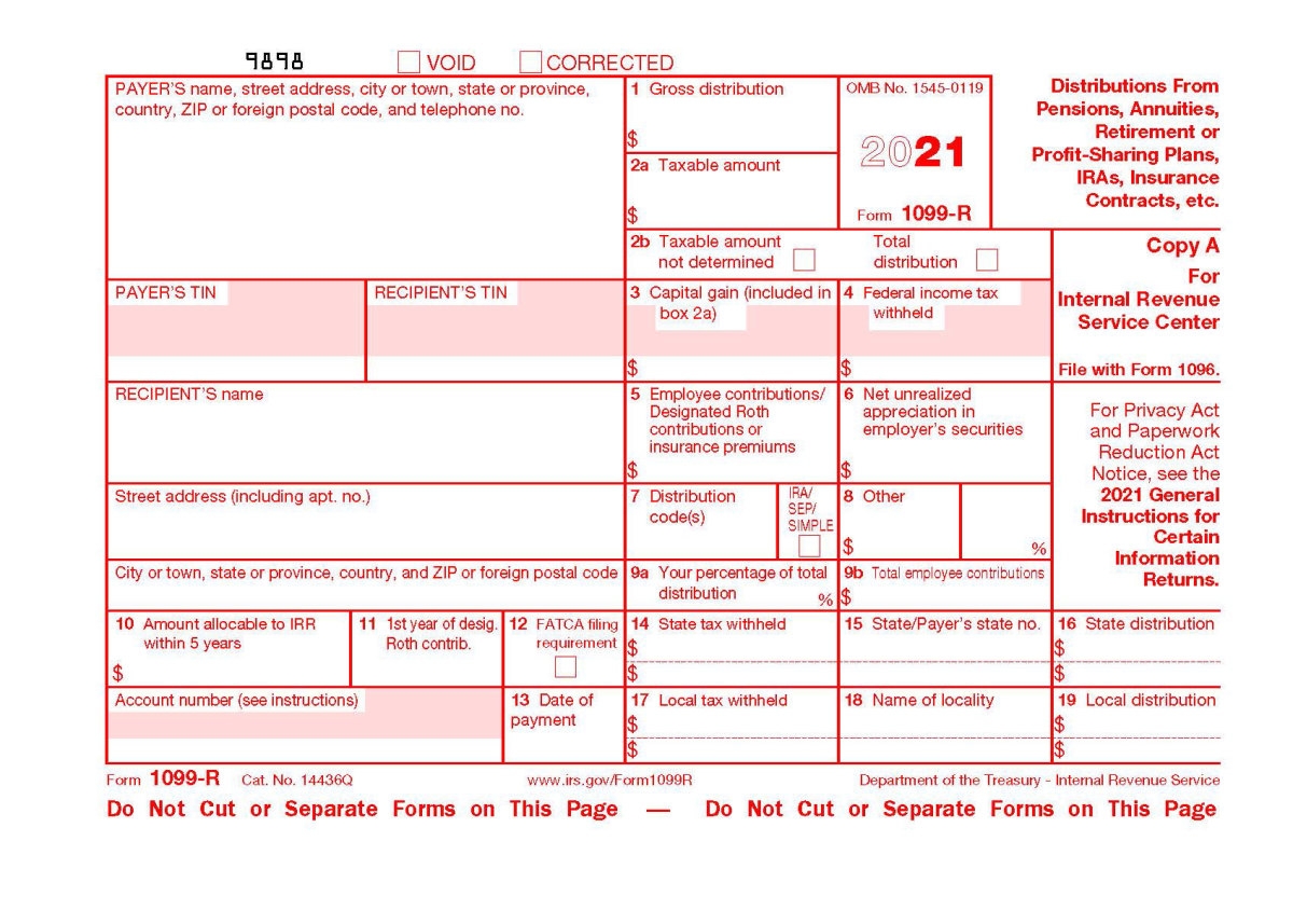 1099 R Form Printable Printable Forms Free Online 1099 R Form Printable Printable Forms Free Online