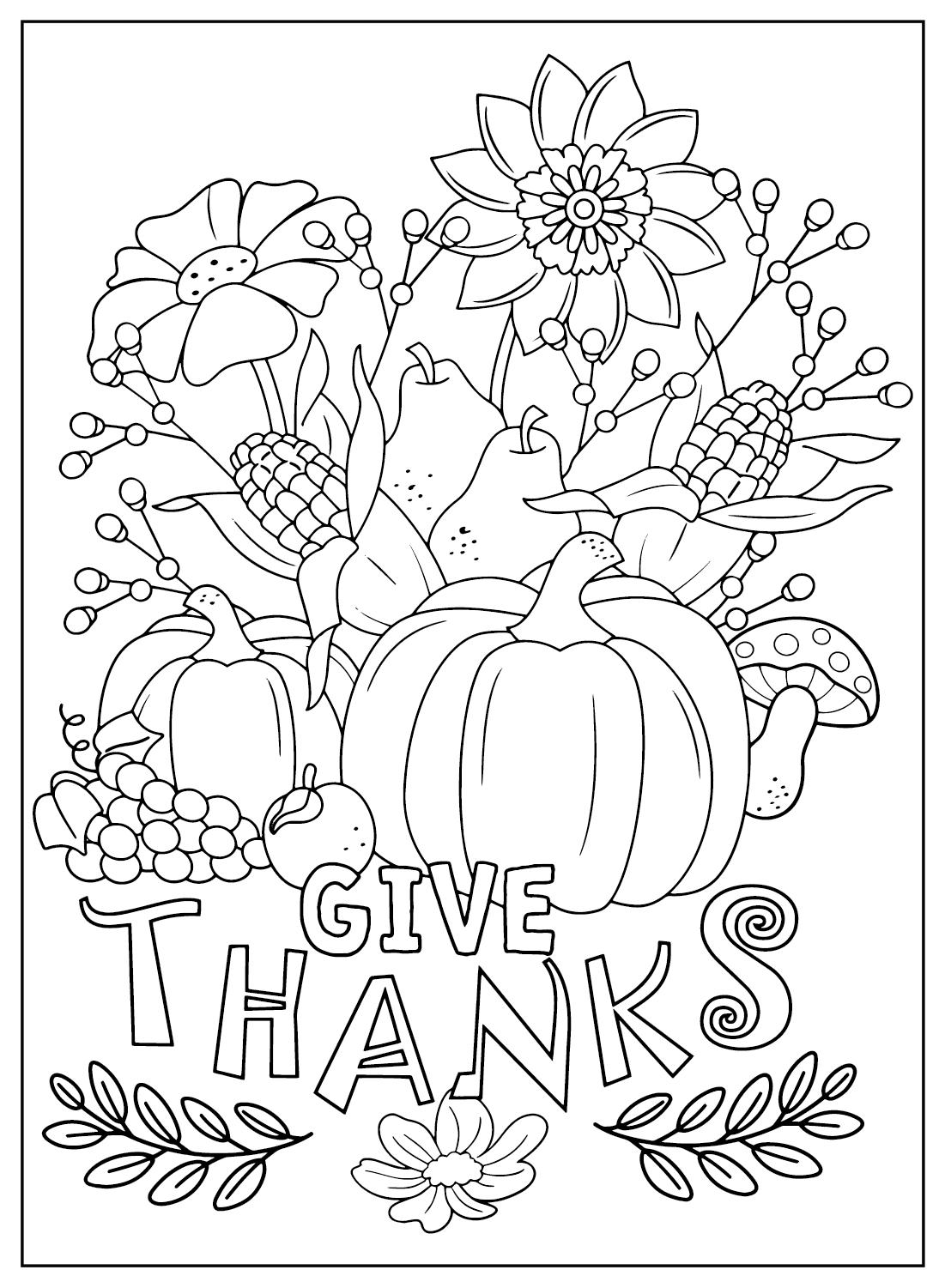 15 Free Printable Thanksgiving Coloring Pages Coloring Pages 15 Free Printable Thanksgiving Coloring Pages Coloring Pages
