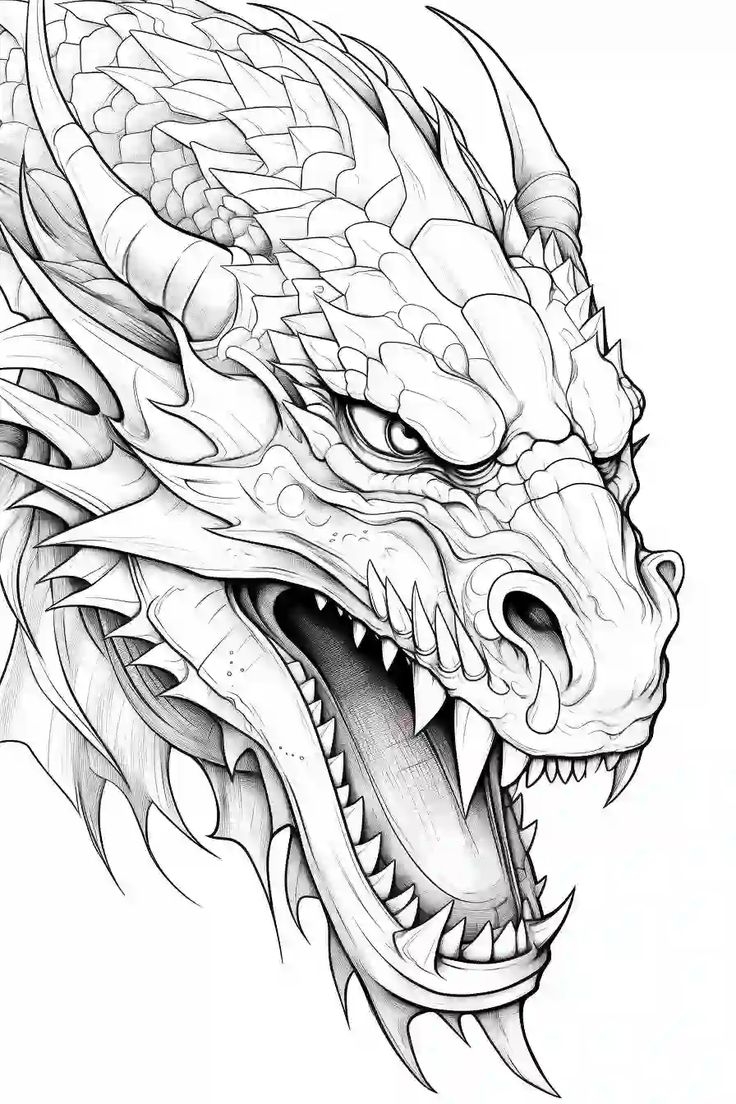 20 Free Printable Dragon Coloring Pages For Kids Adults Storiespub 20 Free Printable Dragon Coloring Pages For Kids Adults Storiespub
