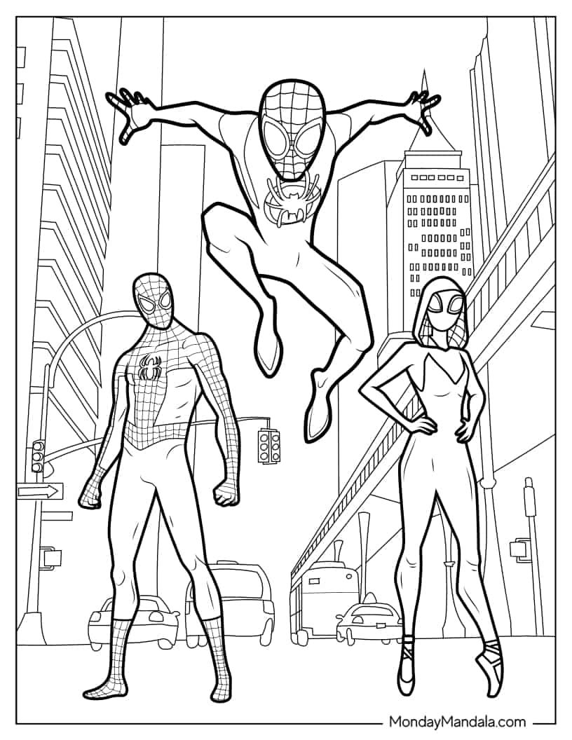20 Miles Morales Coloring Pages Free PDF Printables Spiderman 20 Miles Morales Coloring Pages Free PDF Printables Spiderman