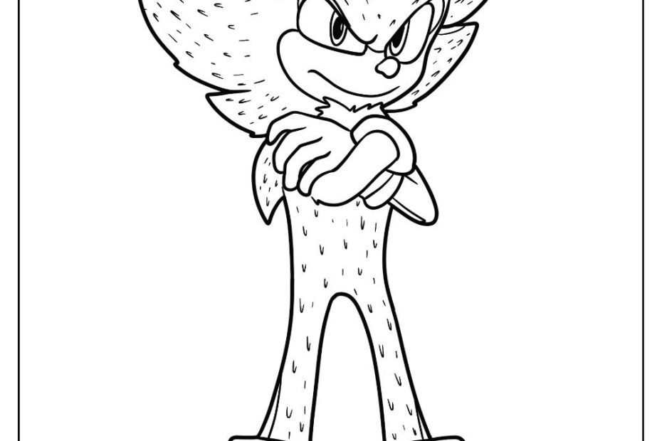 20 Super Sonic Coloring Pages Free PDF Printables En 2024