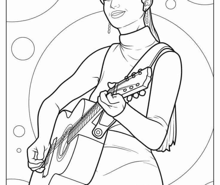 20 Taylor Swift Coloring Pages Free PDF Printables Coloring Pages