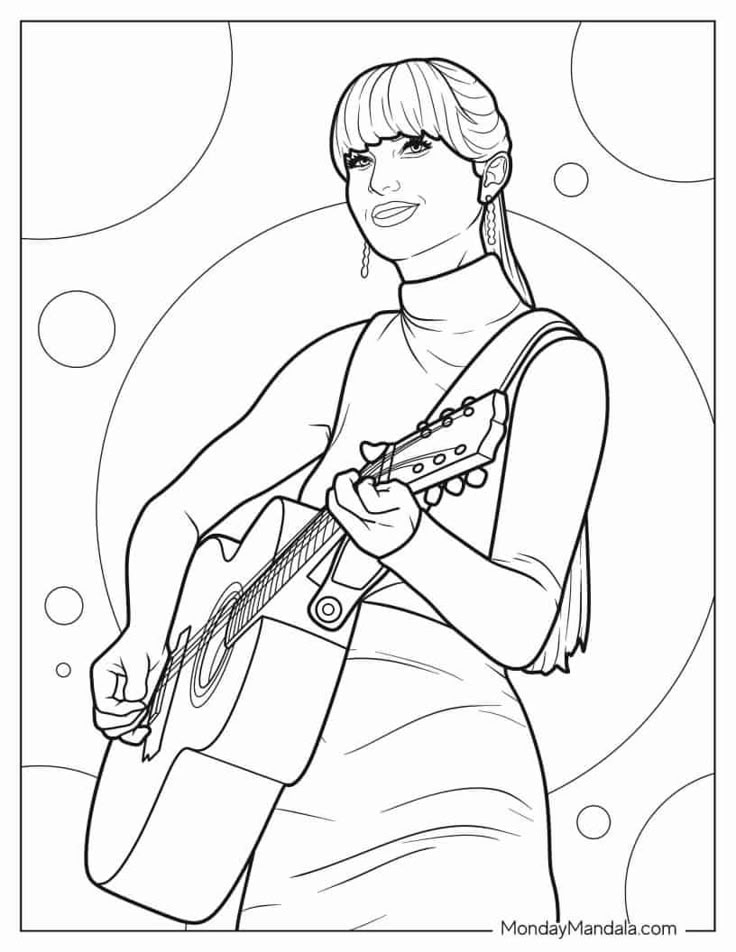 20 Taylor Swift Coloring Pages Free PDF Printables Coloring Pages 20 Taylor Swift Coloring Pages Free PDF Printables Coloring Pages