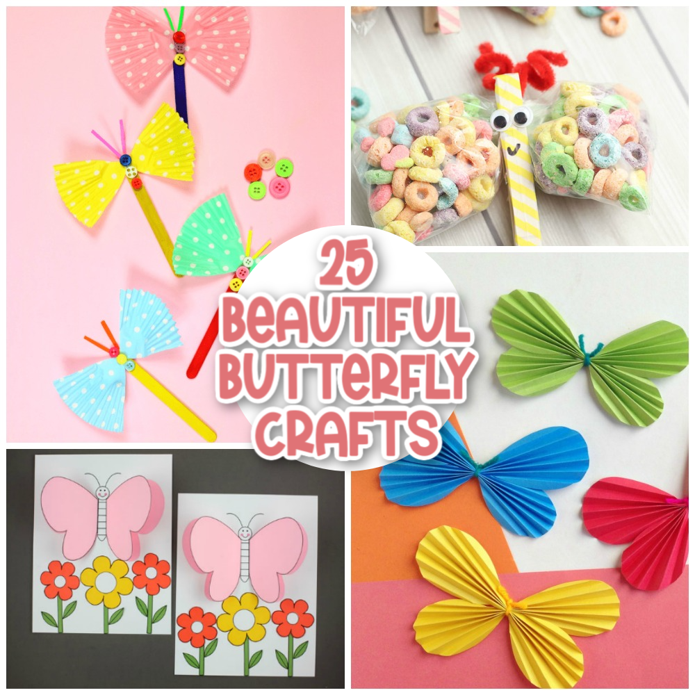 25 Beautiful Butterfly Crafts For Kids Of All Ages Messy Little Monster 25 Beautiful Butterfly Crafts For Kids Of All Ages Messy Little Monster