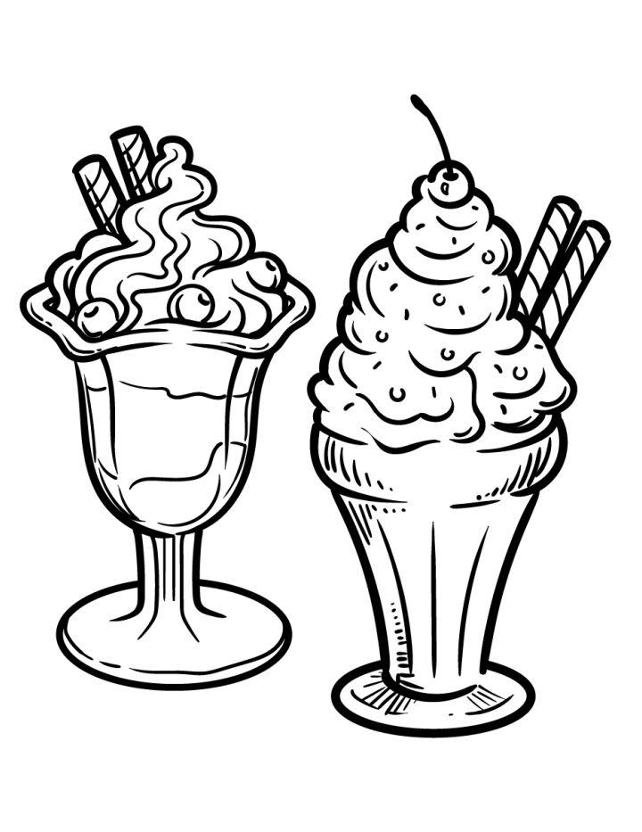 Fun Food Coloring Pages Fun Food Coloring Pages
