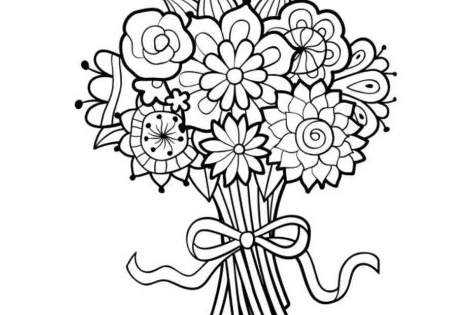 25 Free Printable Flower Coloring Pages Parade Bilarasa