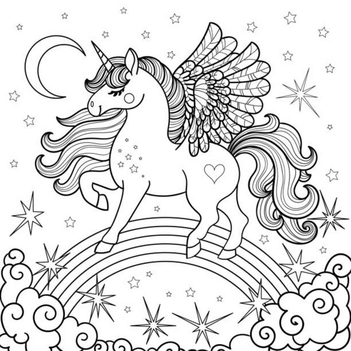 printable free unicorn coloring pages printable free unicorn coloring pages