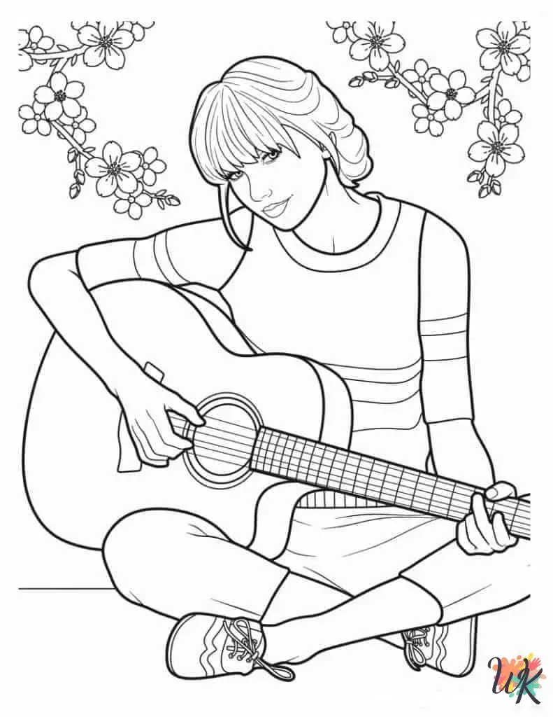 25 Taylor Swift Coloring Pages For Kids ColoringPagesWK 25 Taylor Swift Coloring Pages For Kids ColoringPagesWK