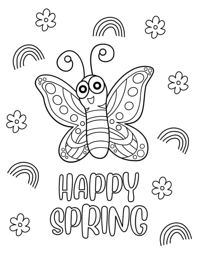 30 Free Spring Coloring Pages For Kids Prudent Penny Pincher 30 Free Spring Coloring Pages For Kids Prudent Penny Pincher