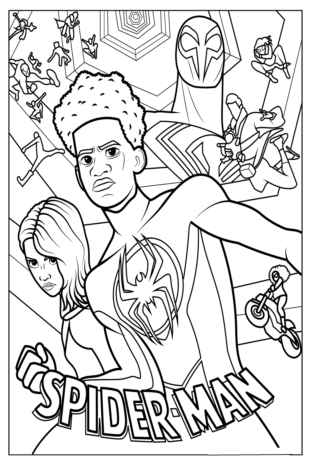 free spider-man coloring page free spider-man coloring page