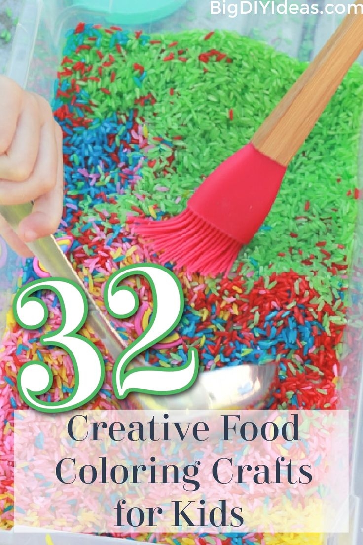 32 Creative Food Coloring Crafts For Kids Food Coloring Crafts 32 Creative Food Coloring Crafts For Kids Food Coloring Crafts