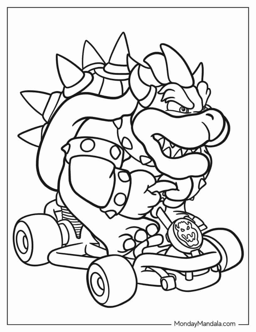 34 Mario Kart Coloring Pages Free PDF Printables Super Mario 34 Mario Kart Coloring Pages Free PDF Printables Super Mario