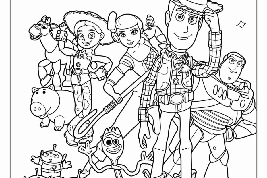 34 Toy Story Coloring Pages Free PDF Printables Toy Story Coloring