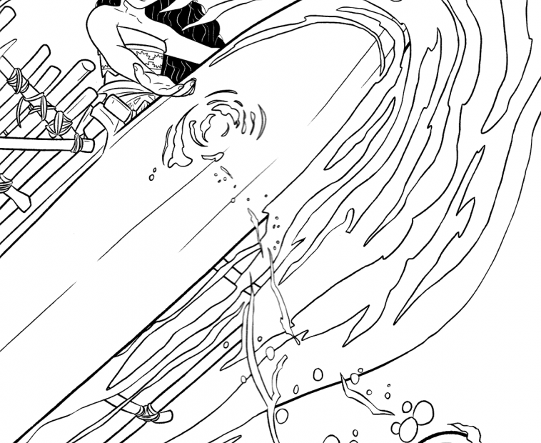 35 Printable Moana Coloring Pages