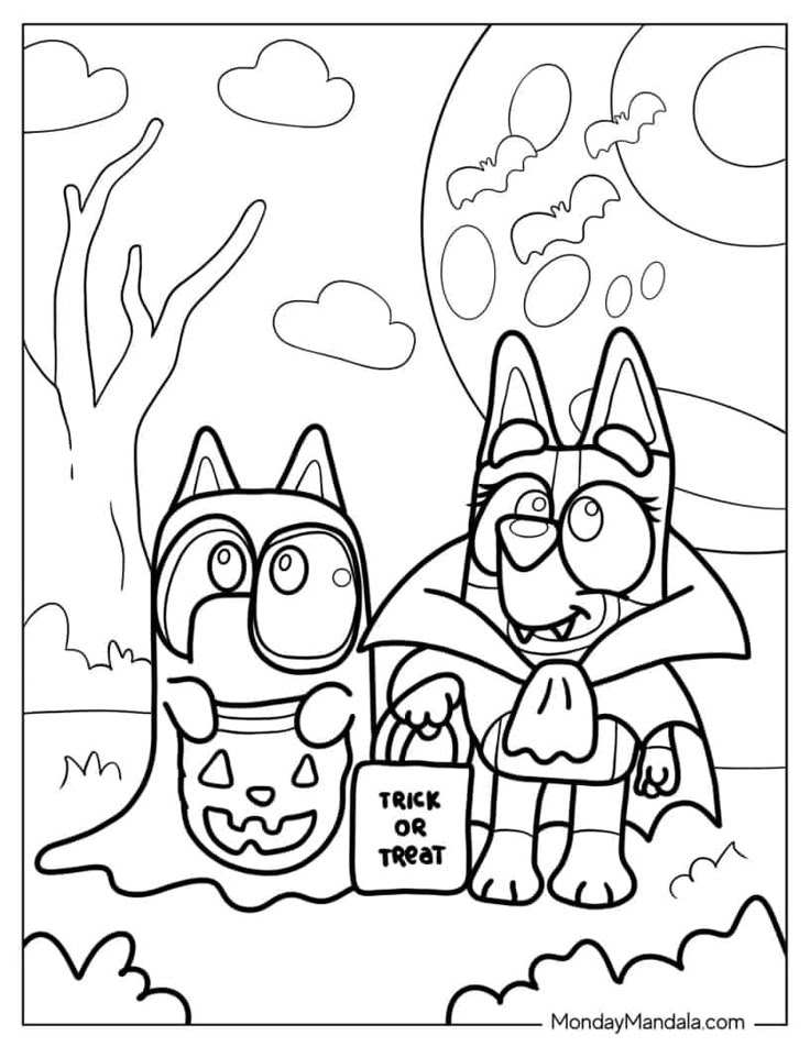 36 Bluey Coloring Pages Free PDF Printables Halloween Coloring 36 Bluey Coloring Pages Free PDF Printables Halloween Coloring