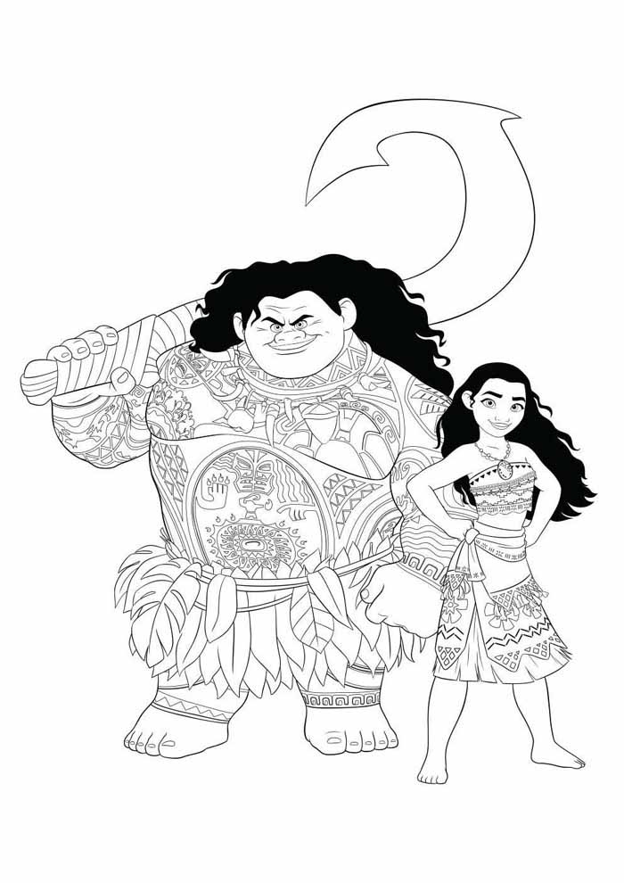 Moana 2 Para Colorir Moana 2 Para Colorir