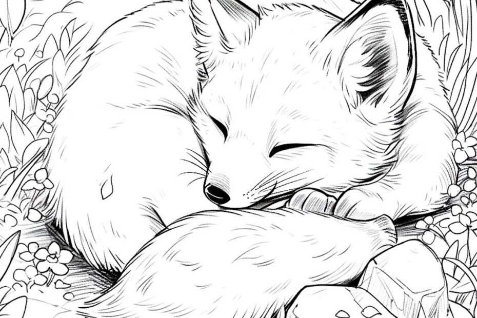 40 Creative Fox Coloring Pages For Kids And Adults Our Mindful Life