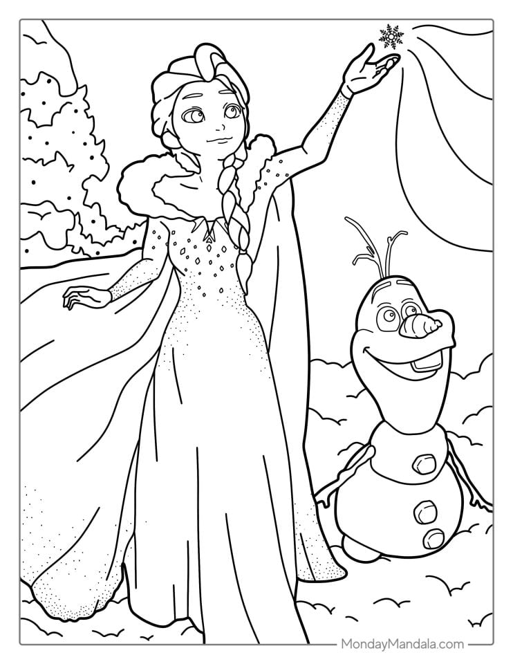 Elsa coloring sheet pdf Elsa coloring sheet pdf