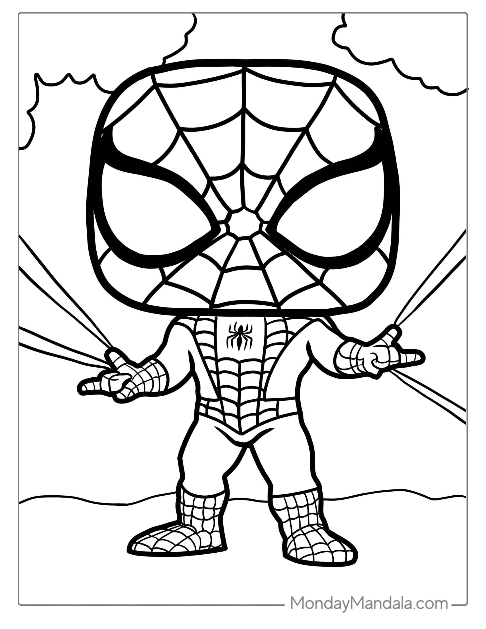 spider-man color pages printable spider-man color pages printable