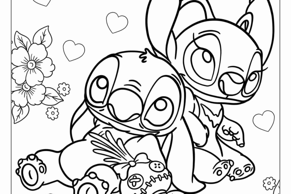 42 Lilo Stitch Coloring Pages Free PDF Printables Stitch Coloring