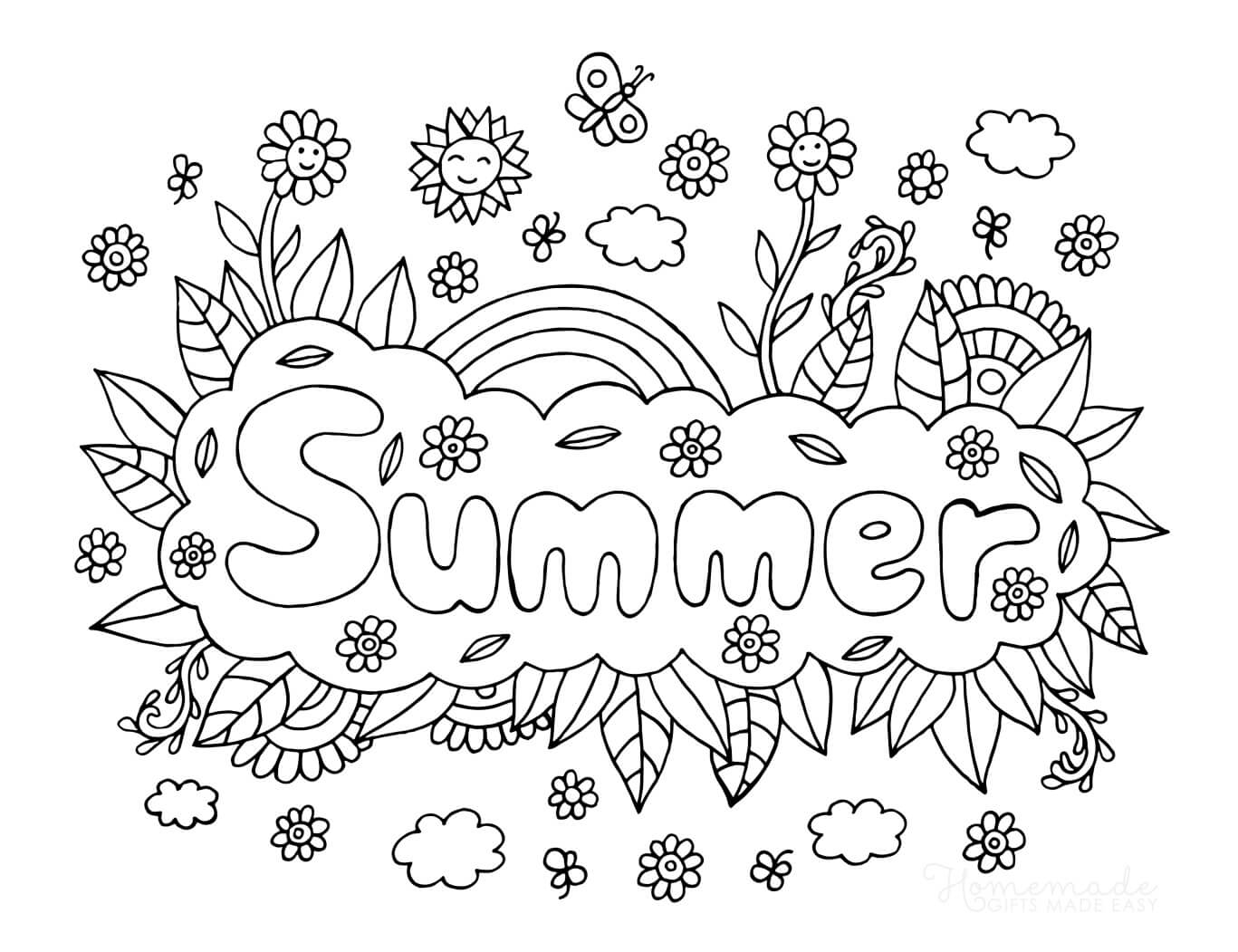 summer coloring pages for adults summer coloring pages for adults