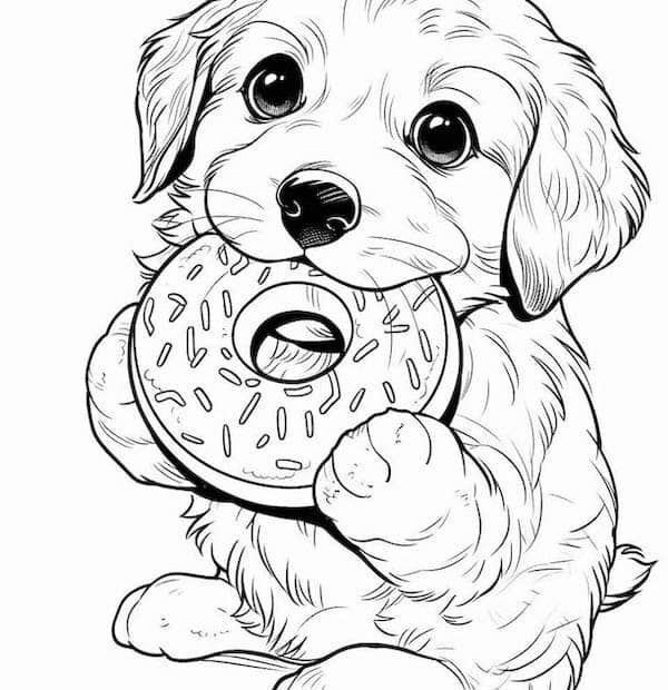 48 Dog Coloring Pages For Kids And Adults Our Mindful Life Dog