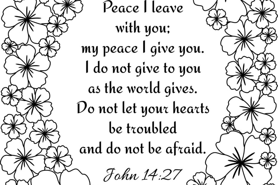 5 Inspirational Bible Verses Coloring Pages Terbaru 2021