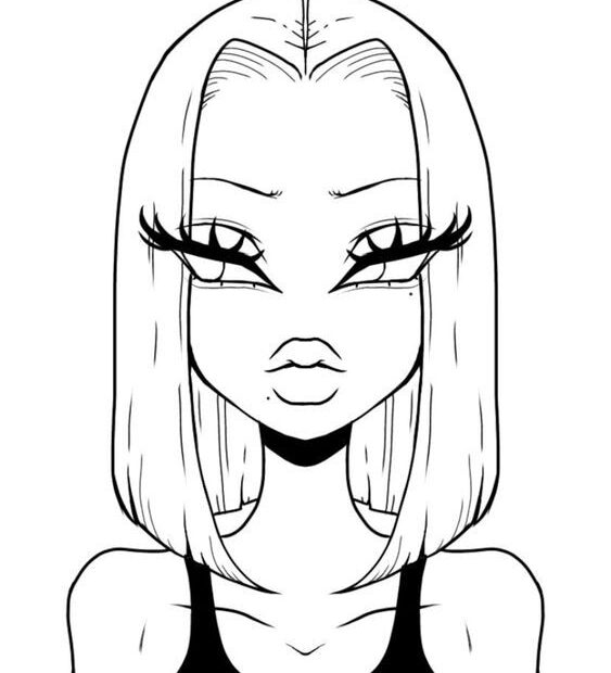 5 Page Printable Coloring Girls Etsy UK Coloring Pages For Kids