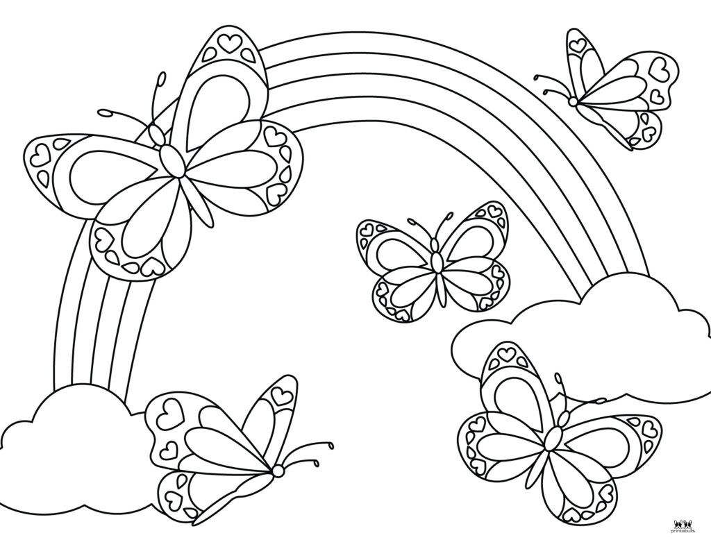 50 Free Butterfly Coloring Pages For Spring And Summer 50 Free Butterfly Coloring Pages For Spring And Summer