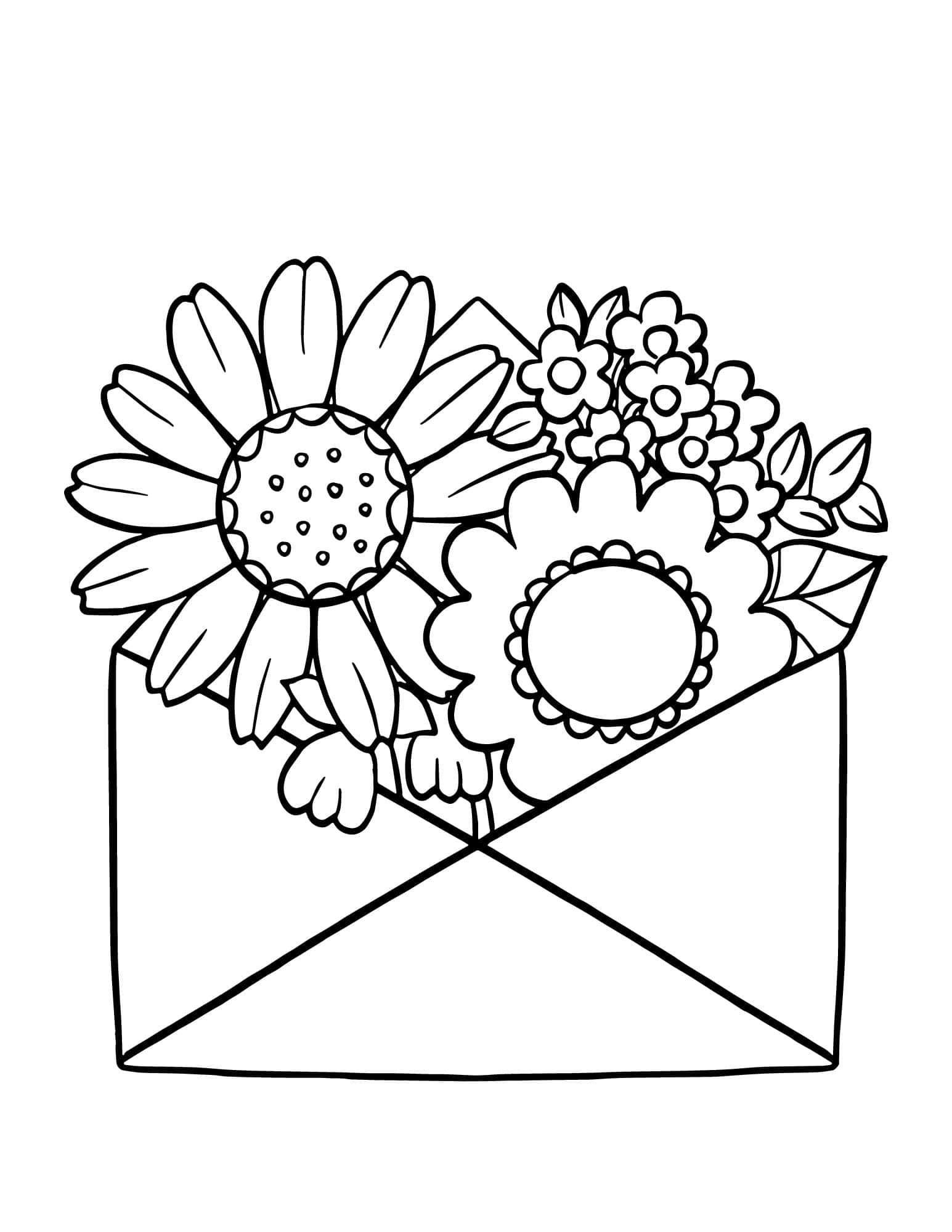 flower coloring sheet flower coloring sheet