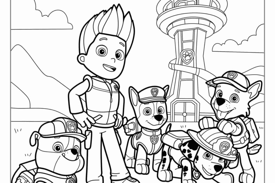 58 Paw Patrol Coloring Pages Free PDF Printables Paw Patrol
