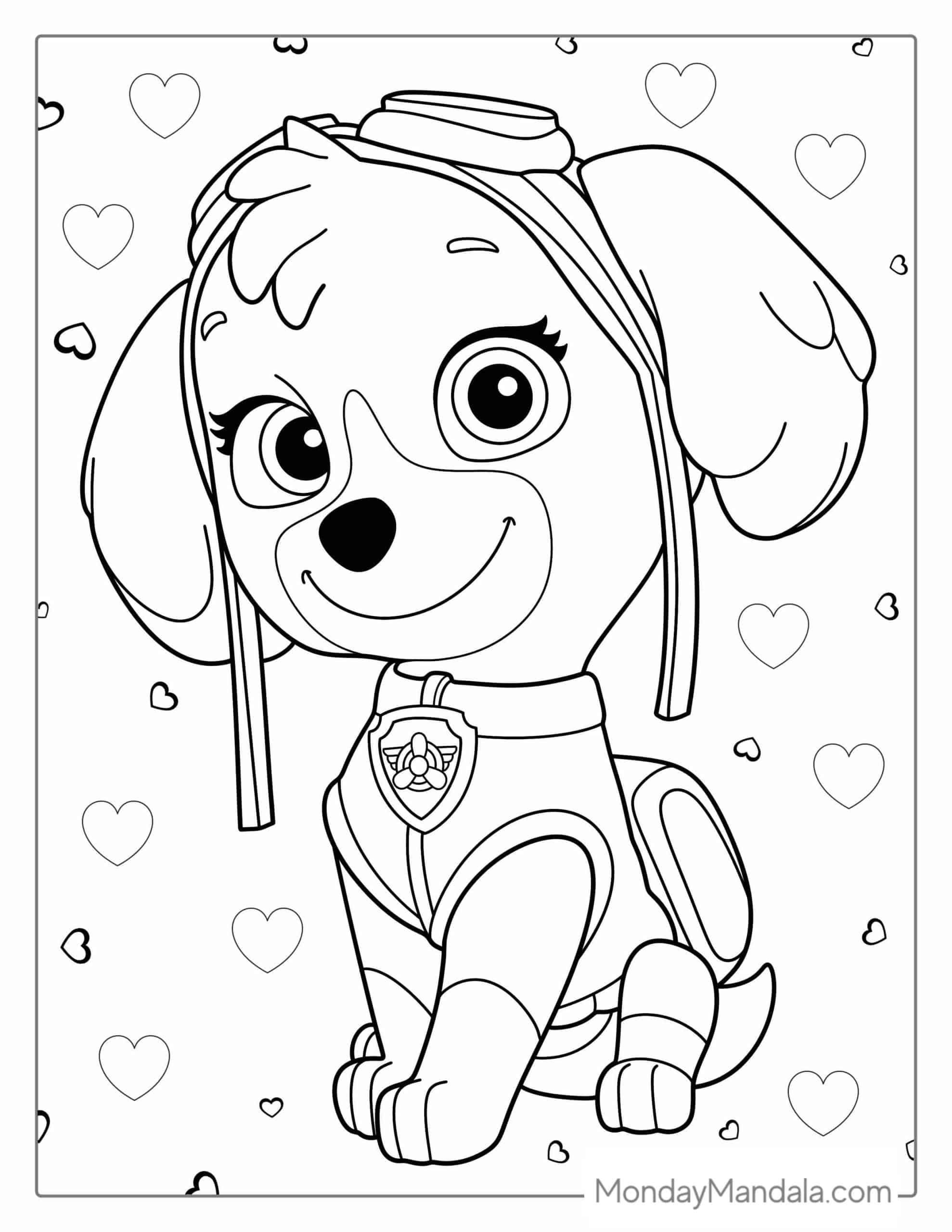 58 Paw Patrol Coloring Pages Free PDF Printables Paw Patrol 