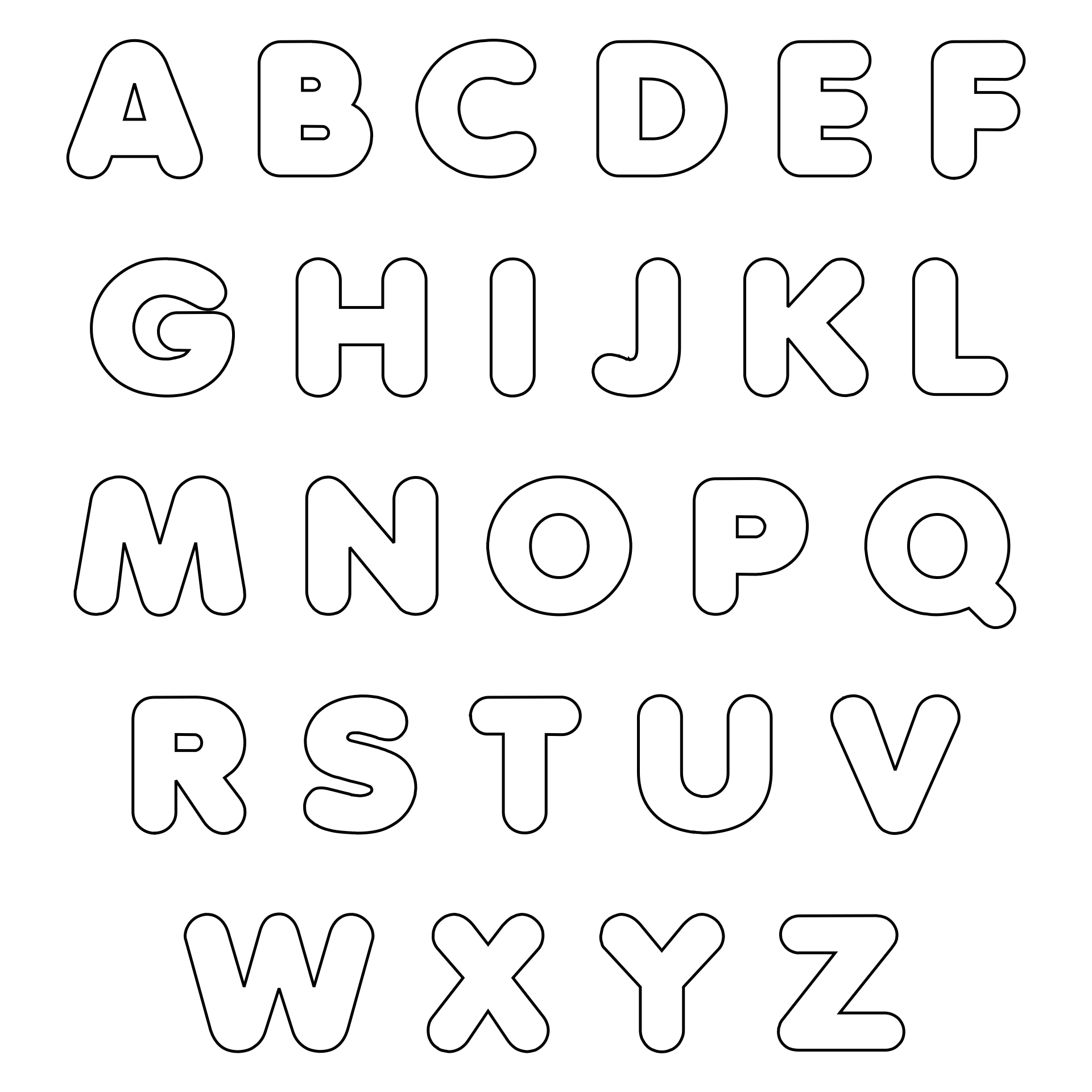 printable letters l printable letters l