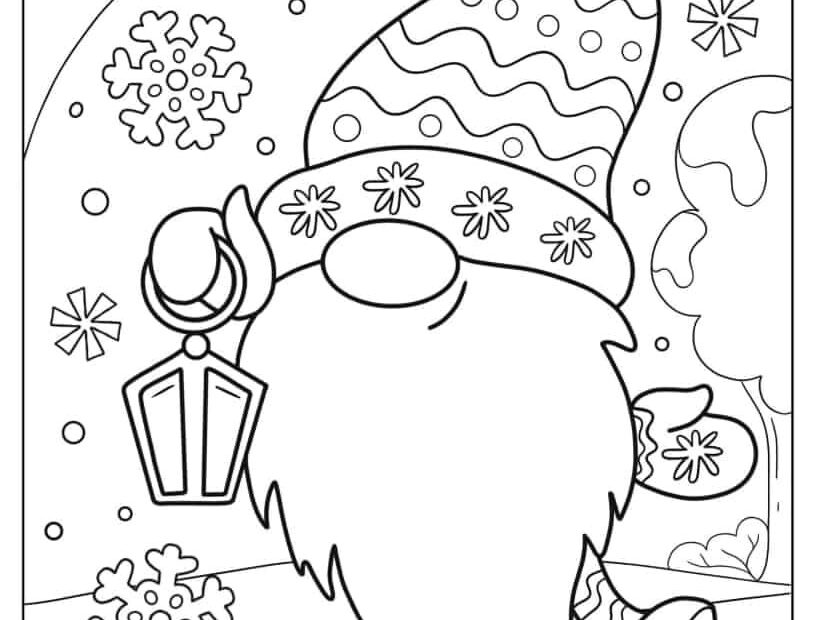 60 Winter Coloring Pages Free PDF Printables Coloring Pages Winter