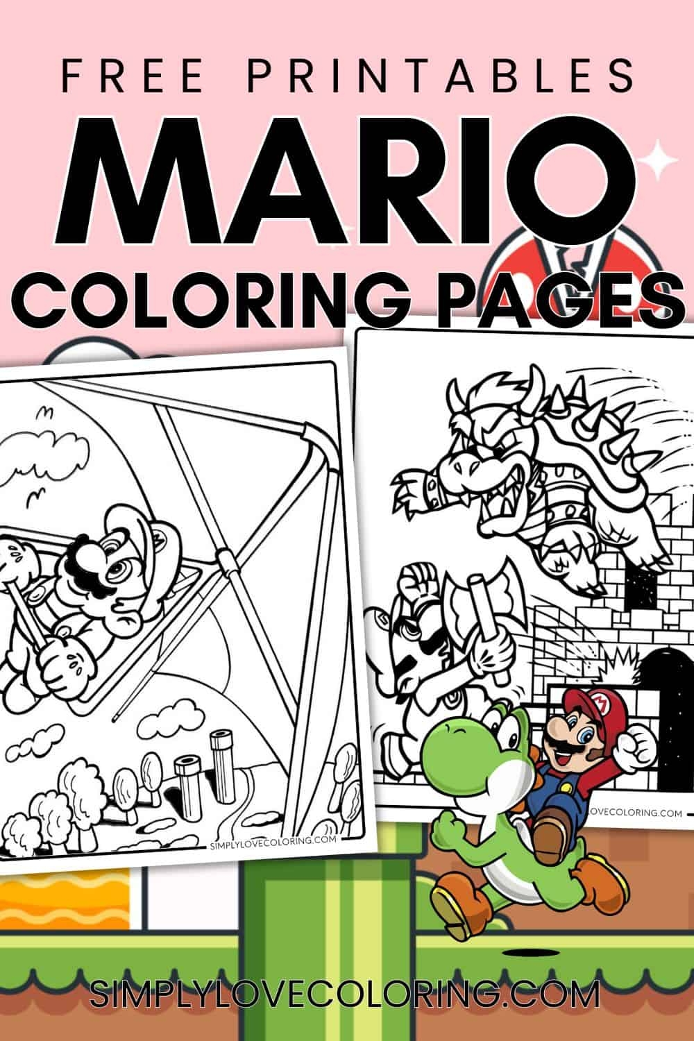 mario coloring sheets mario coloring sheets