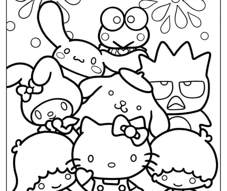 68 Hello Kitty Coloring Pages Free PDF Printables Hello Kitty