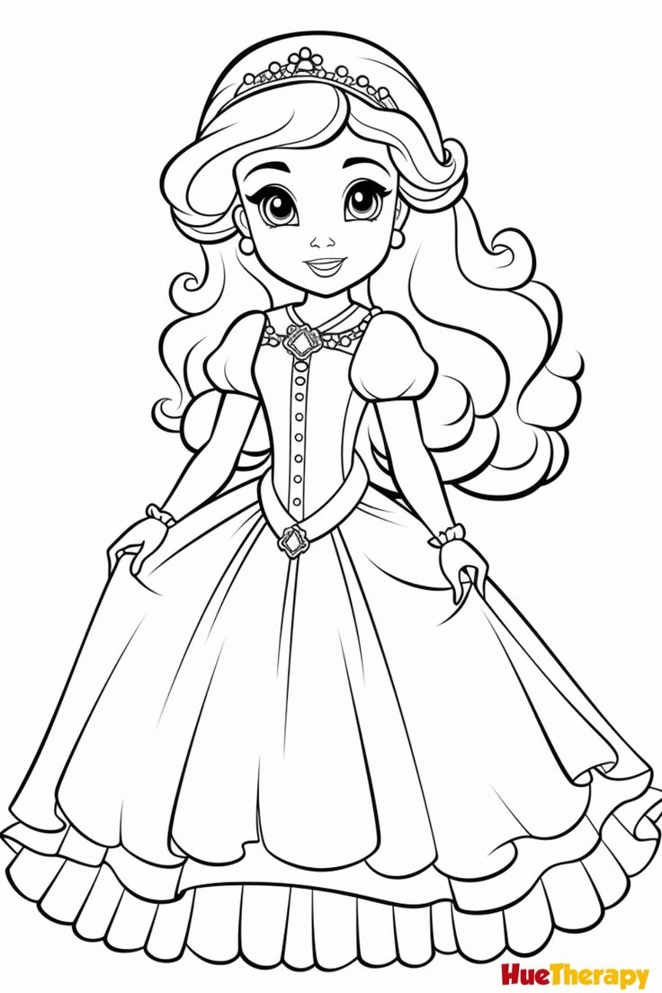 7 Free Printable Princess Coloring Pages For Kids Princess Coloring 