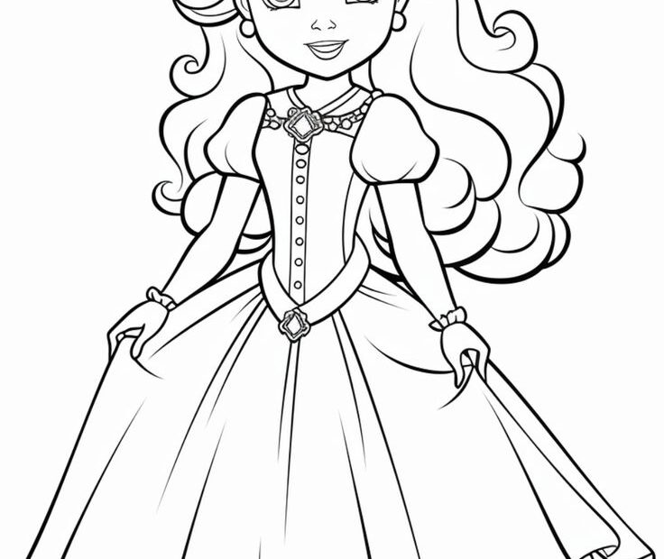 7 Free Printable Princess Coloring Pages For Kids Princess Coloring