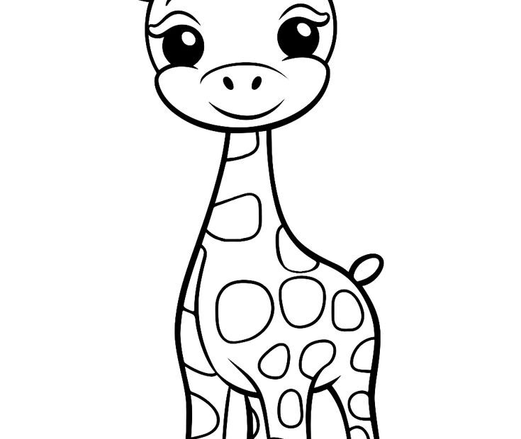 75 Animal Coloring Pages Free Printable Sheets Giraffe Coloring