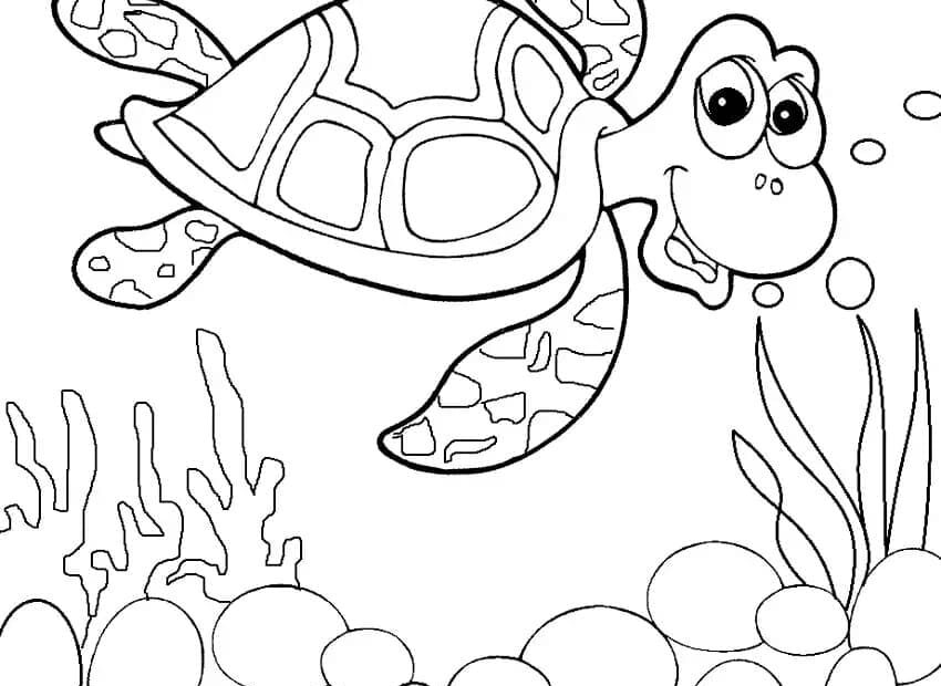 A Sea Turtle Coloring Page Download Print Or Color Online For Free