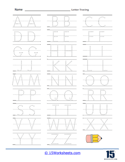 A Z Alphabet Letter Tracing Worksheet Alphabets Capital Letters A Z Alphabet Letter Tracing Worksheet Alphabets Capital Letters