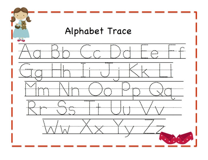 Abc Letter Tracing Template Letter Tracing Worksheets