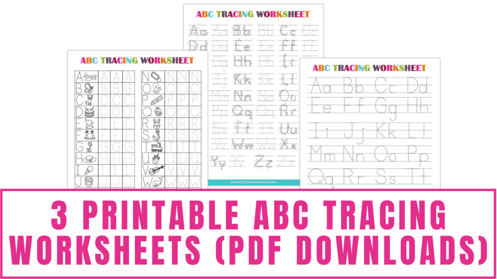 ABC Letters Printable Tracing Worksheets ABC Letters Printable Tracing Worksheets